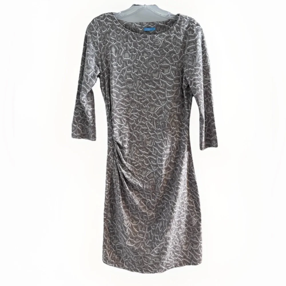 J.‎ McLaughlin Sage Sheath Dress Dark Grey Sz S $228 - Picture 6 of 11